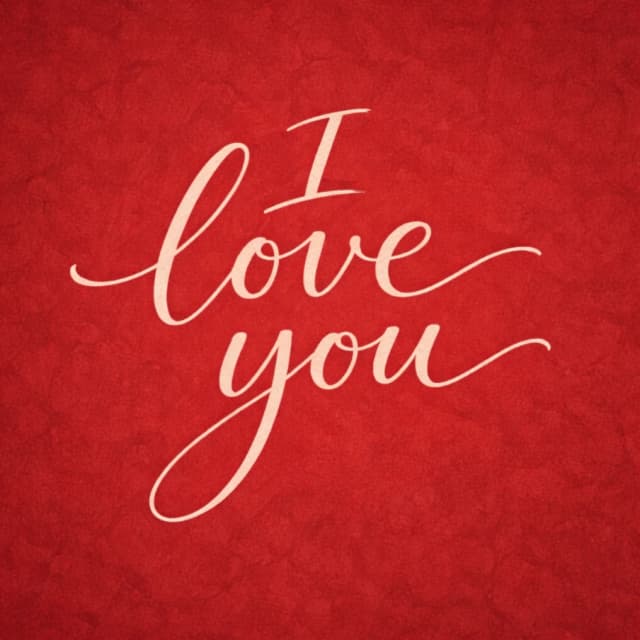 I love you card